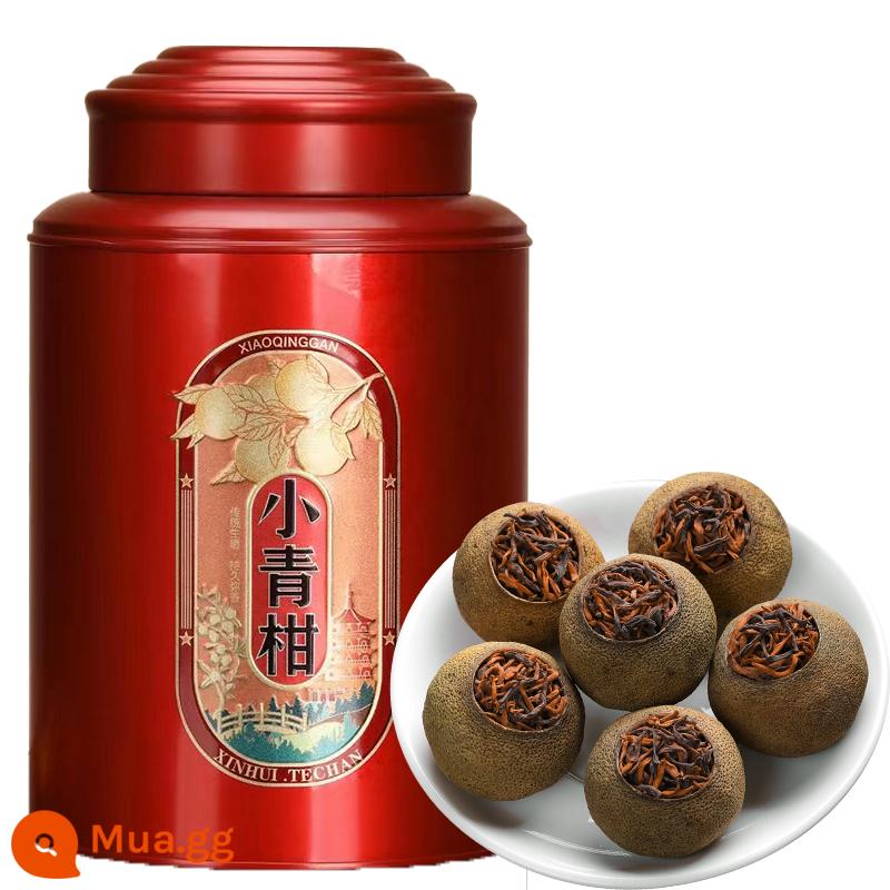 Xinhui Xiaoqinggan 500g vỏ quýt Trà Vân Nam Pu'er trà chín nguyên chất đích thực phơi nắng quýt nhỏ Trà Pu'er đóng hộp - 500,2g