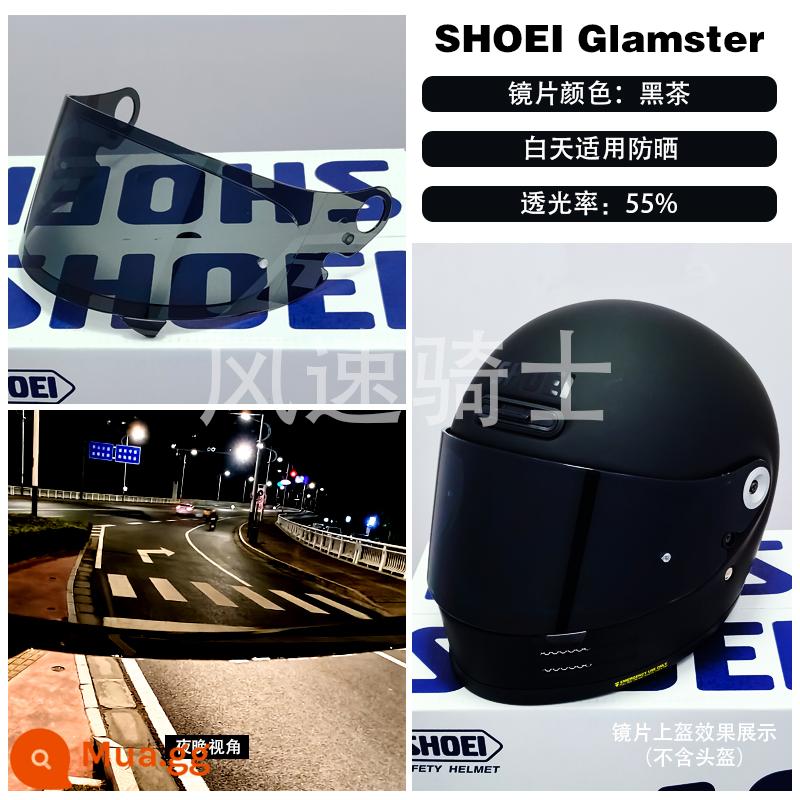 Ống kính SHOEI Z8 Z7 X14 X15 GT AIR Kính mũ bảo hiểm Glamster ngày và đêm cực quang đen chống sương mù - màu xanh da trời