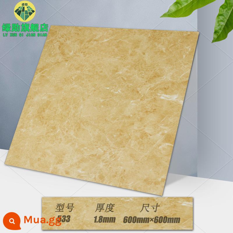 Miếng dán sàn 60×60 tự dính đá nhựa chống xi măng dán sàn ins lưới đỏ cải tạo gạch giả nhựa PVC chịu mài mòn - Giá đặc biệt 533/Tự dính 600×600/Độ dày 1.8㎜