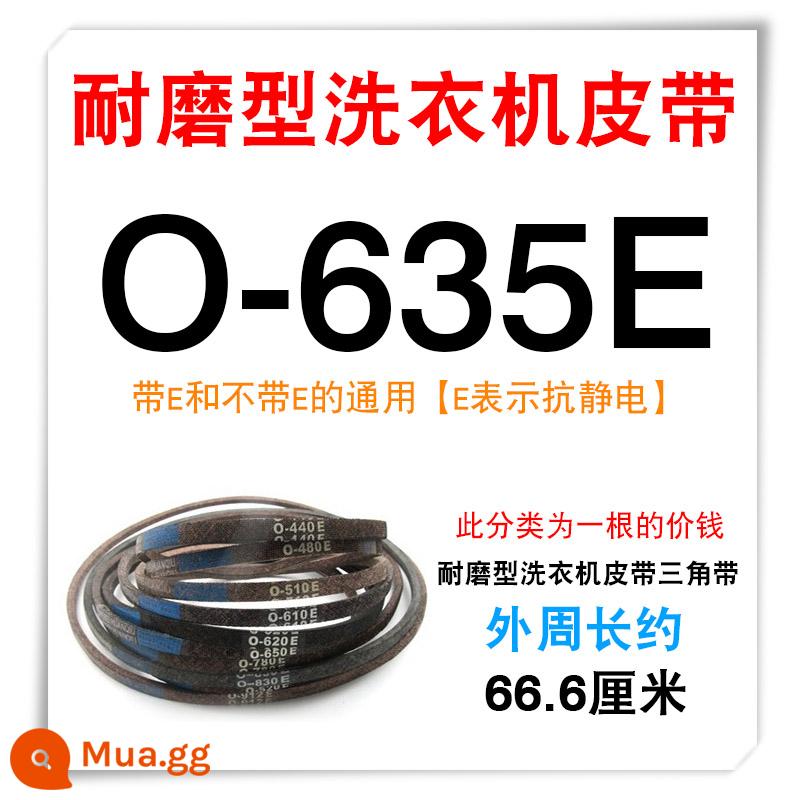 Đai máy giặt hoàn toàn tự động Đa năng máy giặt xung Đai truyền động đai chữ O Phụ kiện đai vận chuyển đai chữ V - O-635