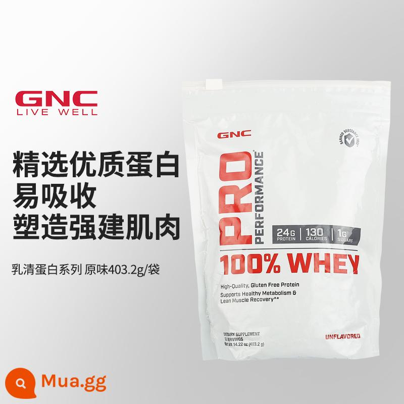 GNC Jiananxi 100% bột whey protein cô lập tăng cơ thể dục nam nữ bột protein tăng cân nhập khẩu từ Mỹ - Bột whey protein 403,2g - hạn sử dụng 24 năm và tháng 3