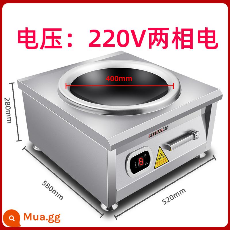 Cấp đầu bếp cảm ứng thương mại cao 8000W -type Surface Concave Surface -fry 15kW Cooker cảm ứng 6000W Lò đơn hàng đầu - Máy tính để bàn--220V