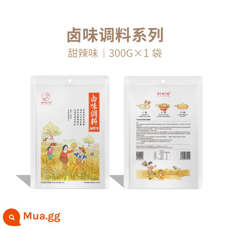 Shuzhong đào chị hàng đầu cửa hàng gia vị hầm 300g gia vị thịt bò gia đình gói nhỏ Túi gia vị hầm Lichun - Cay ngọt (300g)