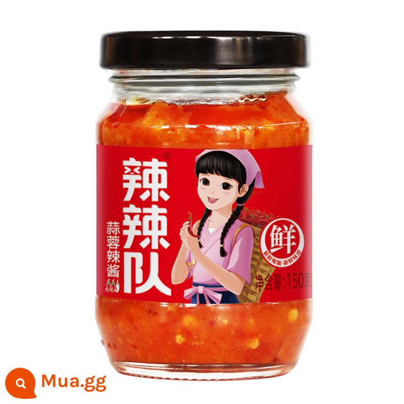 Nước sốt hành lá Zhongjing Thượng Hải 230g mì nước sốt hành lá đóng chai mì bibimbap nước sốt mì xào sốt nấm hàng đầu - [Hết hạn tháng 1 24] Tương ớt tỏi 150g [Tặng sốt nấm + cà rốt thái sợi]