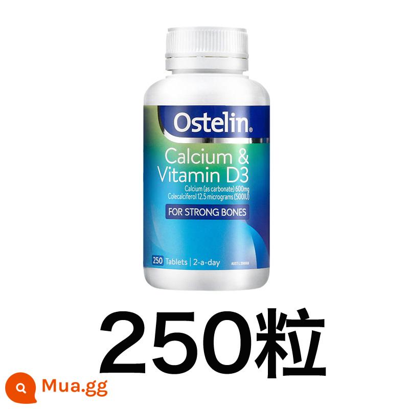 Viên canxi khủng long trưởng thành của Úc 300 viên axit citric bà bầu Ostelin bổ sung canxi cho thanh thiếu niên trung niên và người già - Trắng