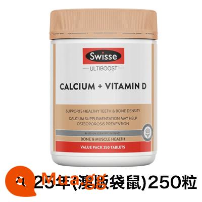 Viên canxi úc swisse 150 hạt bà bầu và trẻ tăng tuổi thơ Swisse canxi hoàng hậu bổ sung canxi 250 hạt - màu vàng