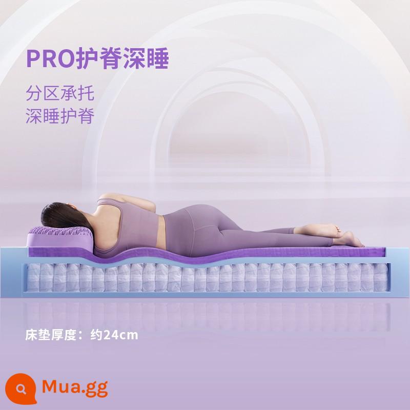 Nệm mắt lưới Wingsleep ngủ sâu Nệm lò xo áp lực TPE0 nệm êm chống mạt hộ gia đình 1.51.8 mét - nhiều tiền