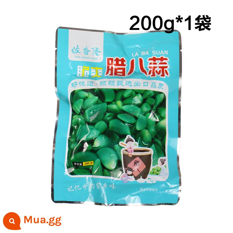 Chính hãng Tỏi Laba Ngọc Lục Bảo Tỏi Xanh Tỏi Chua Ngọt Đường Tỏi Dưa Muối Giấm Tỏi Tỏi Ngâm 500G * 5 Túi - Tỏi Laba 200g*1 túi