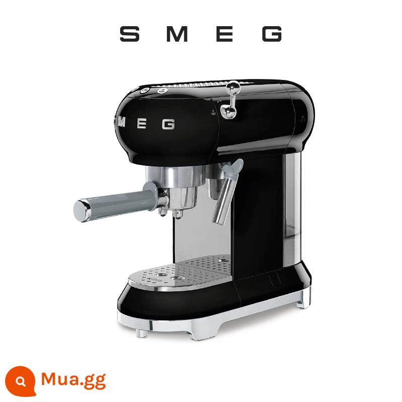 SMEG/Smeg ECF01 Máy pha cà phê bán tự động của Ý cho văn phòng tại nhà tích hợp hơi nước tạo bọt sữa nhỏ - đen