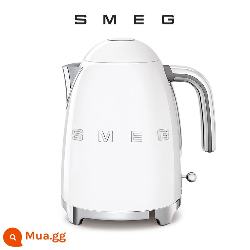 Ấm Siêu Tốc SMEG/Smeg KLF03 Điện Retro Hộ Gia Đình Tự Động Tắt Nguồn Công Suất Lớn Inox Nhanh Nồi - Trắng