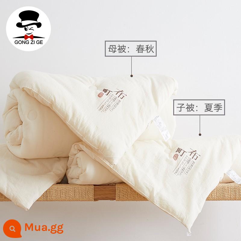 Trẻ em chăn bông sợi đậu nành nguyên chất cotton cho bé sơ sinh mùa xuân thu điều hòa lõi chăn bông mẫu giáo đặc biệt mùa đông - Chăn bông thô đậu nành kháng khuẩn [Mền bông từ mẹ đến cơ thể]