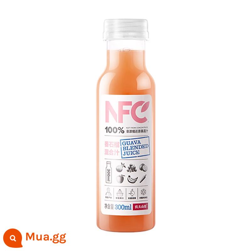 Nước ép Nongfu Spring NFC 100% Nước cam tươi Vắt Xoài Táo Nước ép nguyên chất Uống 300ml24 Chai FCL - Nước ép ổi trộn 300ml*20 chai