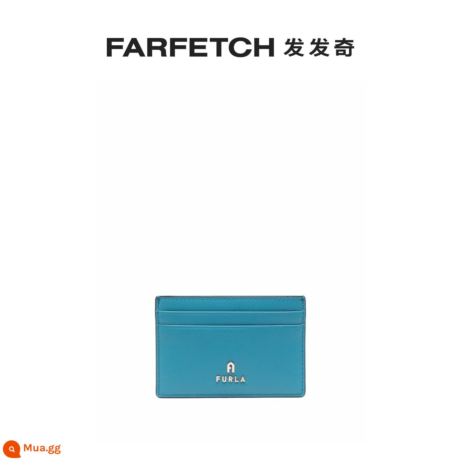 Ví da ký hiệu Furla Ms. FARFETCH Fafaqi - màu xanh da trời