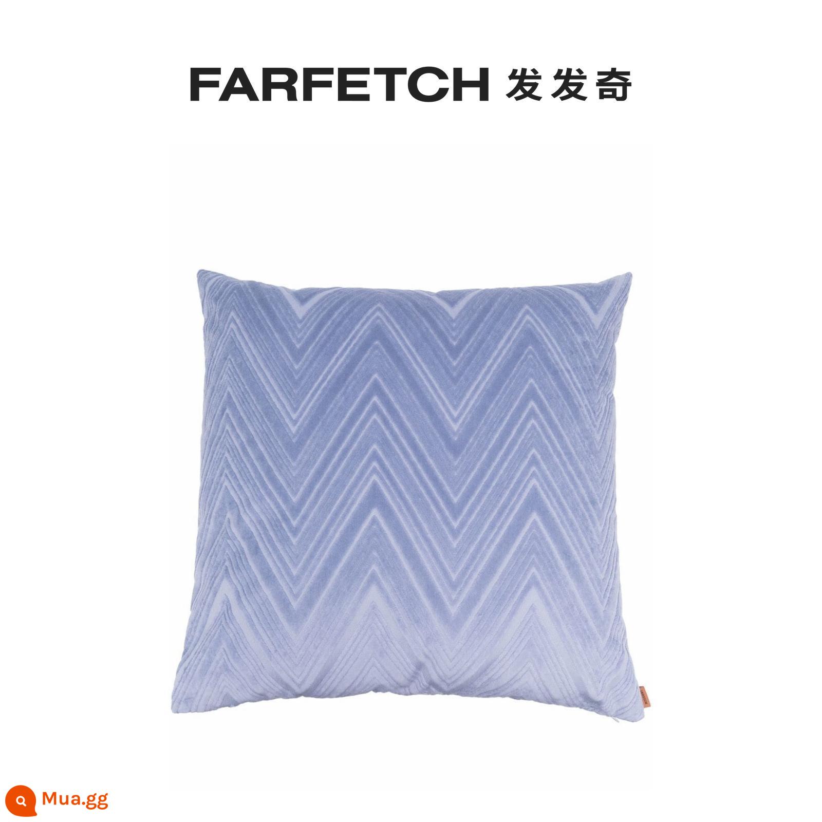 Missoni Home Men and Women Universal Z -shaped Printing Gối Farfetch - màu xanh da trời