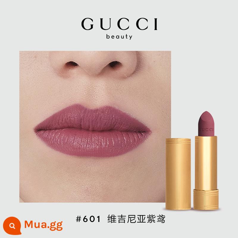 [Chính hãng] Son lì GUCCI Gucci nhung 25 217 519 son lì - 601 Cánh diều tím Virginia