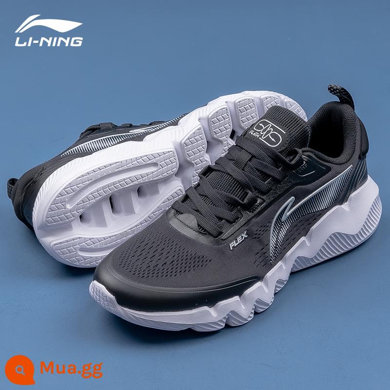 Giày thể thao Li Ning Giày nam Giày nam mùa thu và mùa đông mềm mại thế hệ mềm thứ năm Giày chạy màu đen samurai 6 giày địa chấn bảo vệ địa chấn nam - Mùa hè đen-FLEX