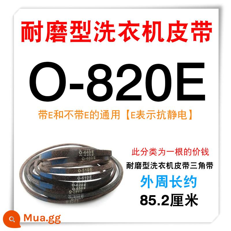 Dây đai máy giặt chống mài mòn chất lượng cao Đai tam giác hình chữ O đa năng bán/hoàn toàn tự động băng tải động cơ máy giặt phụ kiện - O-820E