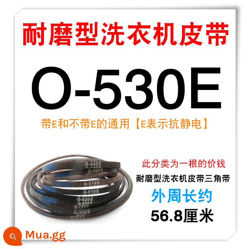 Dây đai máy giặt chống mài mòn chất lượng cao Đai tam giác hình chữ O đa năng bán/hoàn toàn tự động băng tải động cơ máy giặt phụ kiện - O-530E