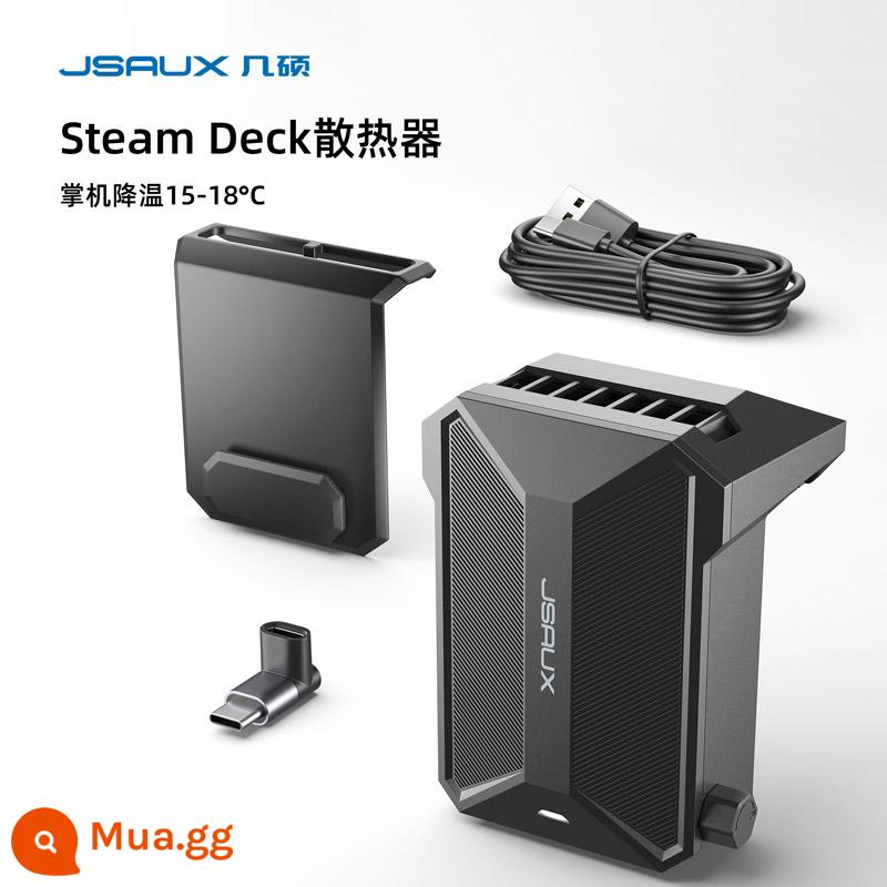 JSAUX hơi nước boong tản nhiệt OLED steamdeck quạt làm mát bằng không khí cầm tay phụ kiện làm mát làm mát im lặng gắn sau 2000mAh - Model hàng đầu [Làm mát cực nhanh ✔️Pin 2000mhA ✔️Điều chỉnh vô cấp ✔️Im lặng] GP0200