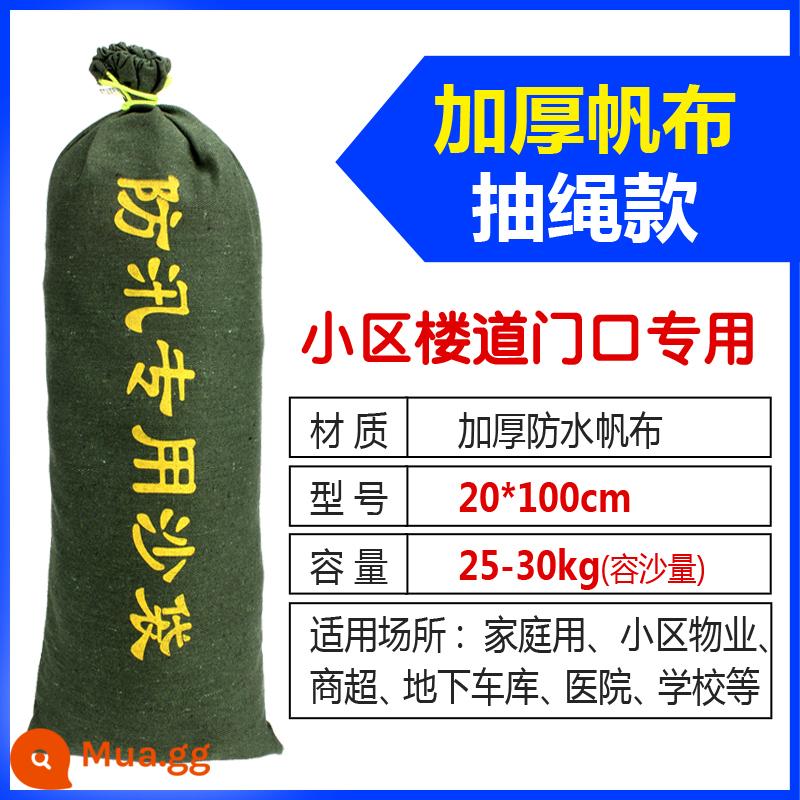 Bao cát đặc biệt để kiểm soát lũ lụt và kiểm soát lũ lụt bạt dày tự hấp thụ nước túi phồng tài sản chống lũ lụt hộ gia đình không thấm nước bao cát chữa cháy - [Phiên bản mở rộng cầu thang] 20*100cm