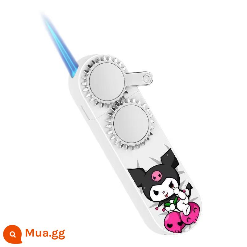 Gear Rocked Rocked Kuromi Sanrio Gear Ku Lummy Cartoon Fighting MÁY - Mẫu khắc Kuromi màu trắng [Liên hệ bộ phận chăm sóc khách hàng]