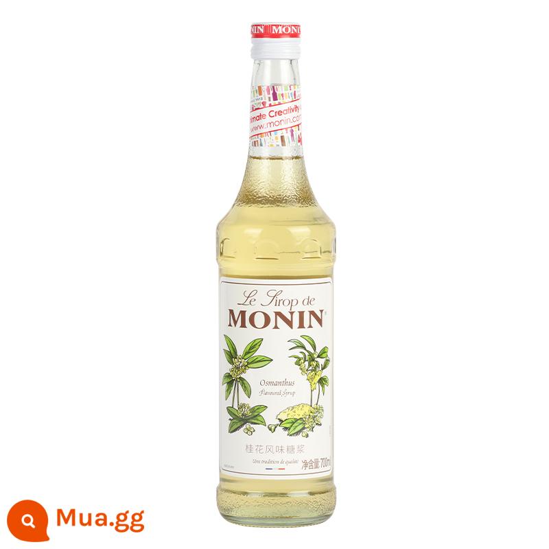 Xi-rô MONIN Hương Va ni Vỏ cam Bạc hà xanh Quế Táo Osmanthus Hạt phỉ Dừa Xi-rô hương Curacao xanh - hương Osmanthus