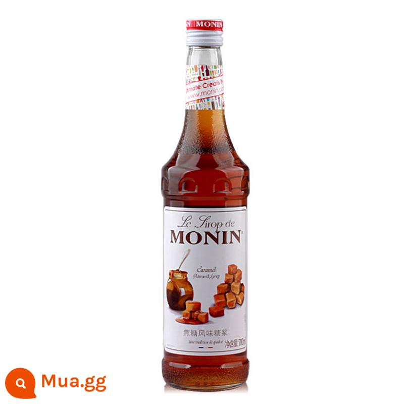 Xi-rô MONIN Hương Va ni Vỏ cam Bạc hà xanh Quế Táo Osmanthus Hạt phỉ Dừa Xi-rô hương Curacao xanh - hương vị caramel