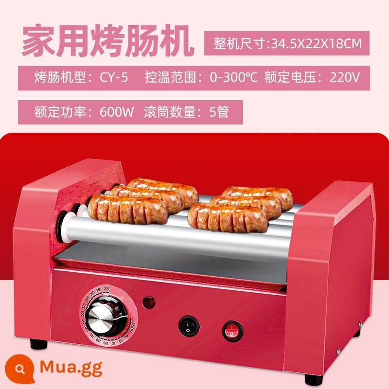 Máy làm xúc xích nướng Chuangyu Net Red Máy tính để bàn Mini Hộ gia đình nhỏ Xúc xích nướng Máy làm xúc xích Sinh viên ký túc xá God Tool Máy ăn sáng - Trung Quốc đỏ