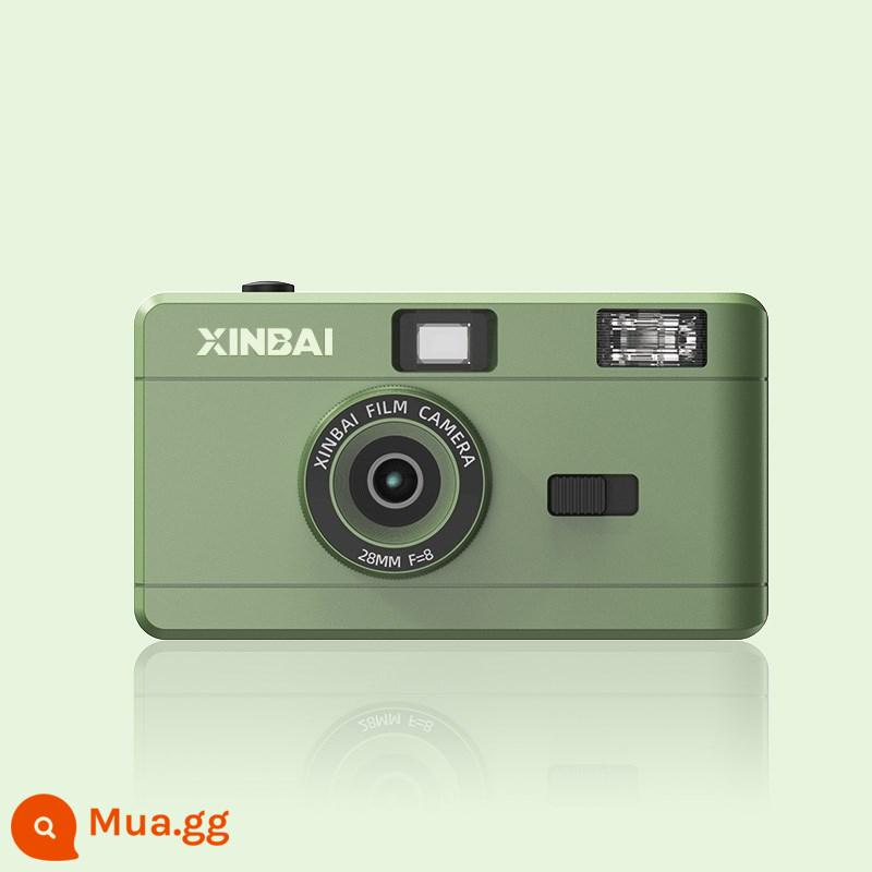 Máy ảnh Polaroid mô hình sinh viên bữa tiệc retro giá rẻ trẻ em dễ thương chính thức làm đẹp khép kín màu đỏ lưới - N25-Xanh tre