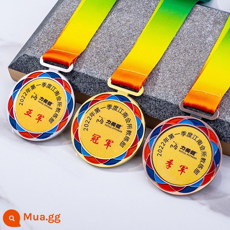 Mô hình pha lê kim loại tùy chỉnh marathon bóng rổ trò chơi bóng đá vô địch Huân chương danh dự trẻ em - Mẫu phổ thông 2