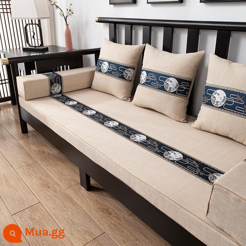 Đệm sofa bằng gỗ rắn đệm dày đệm mùa đông - Cơm hạc mây núi