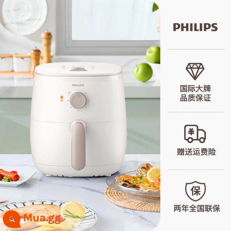 Nồi chiên không khí Philips cơn lốc nhỏ 2022 new nồi chiên điện đa năng gia đình tự động một HD9100 - Trắng