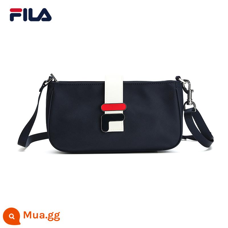 FILA Fila Chính Thức Túi Nữ Mùa Xuân 2023 Mới Thời Trang Đơn Giản Túi Đeo Vai Túi Sát Nách - Huyền Thoại Xanh-NV