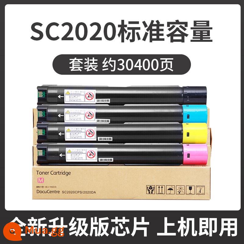 [Chất lượng gốc] Bắc Kinh phù hợp với hộp bột Fuji Quanlu 2022 hộp mực SC2020 hộp mực DocuCentre SC2022DA NM của máy photocopy hộp mực hộp mực hộp mực hộp bột thải - [34000 trang] Bộ bốn màu-Sức chứa tiêu chuẩn SC2020