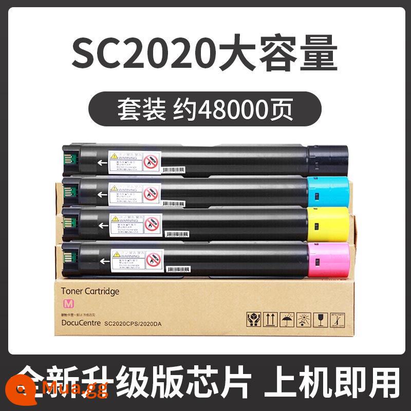 [Chất lượng gốc] Bắc Kinh phù hợp với hộp bột Fuji Quanlu 2022 hộp mực SC2020 hộp mực DocuCentre SC2022DA NM của máy photocopy hộp mực hộp mực hộp mực hộp bột thải - [48000 trang] Bộ bốn màu-SC2020 dung lượng lớn