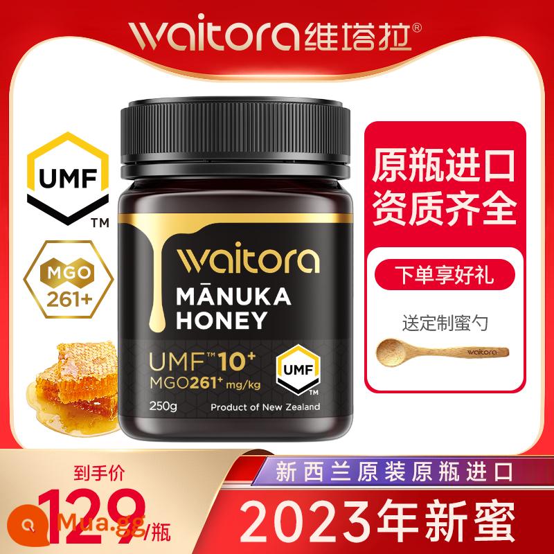 Vitara New Zealand Original Chai Mật Ong Manuka Chính Hãng Nhập Khẩu 10+15+20+ Hộp Quà Tặng Manuka - Manuka 10+250g (dinh dưỡng hàng ngày)