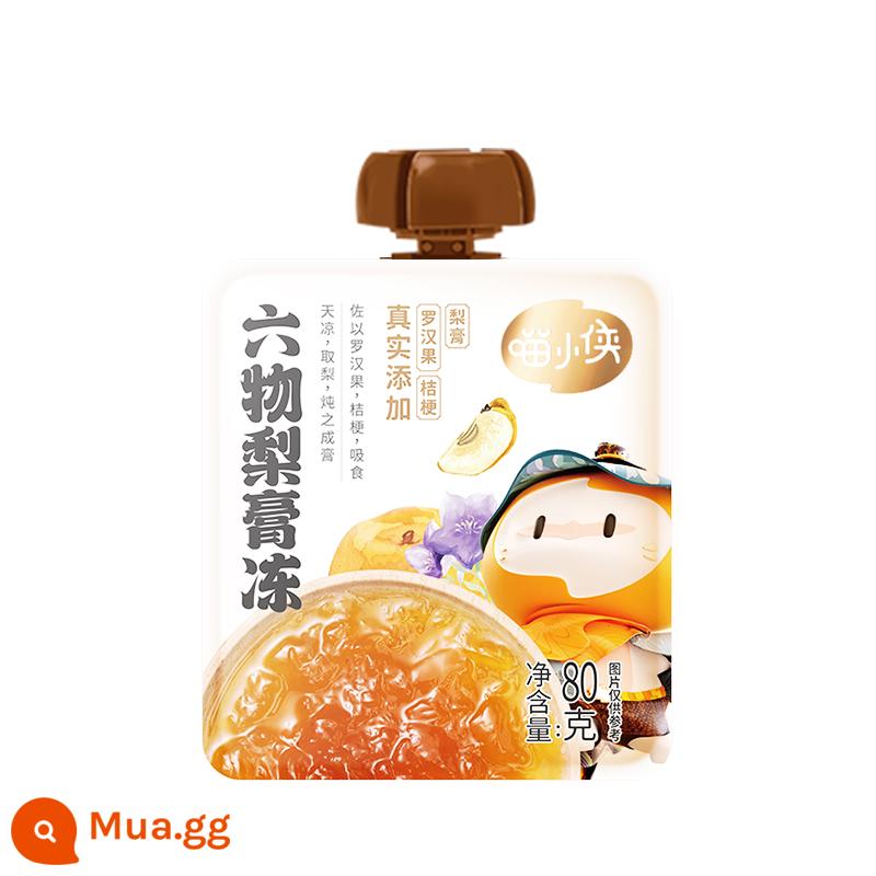 Meow Xiaoxia Liuwu Pear Cream Jelly Không thêm Đường trắng Đồ ăn vặt cho Trẻ em, Công thức Thức ăn Trẻ em cho Bé - Qiuli dán thạch Liuwu * 1