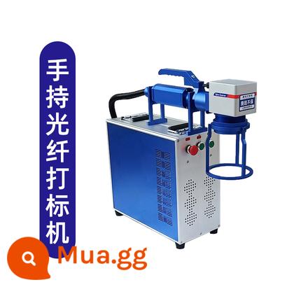 Máy khắc laser sợi quang cầm tay di động máy tính để bàn nhỏ tự động khắc đá ánh sáng màu tím máy khắc carbon dioxide - Cáp quang cầm tay 20W