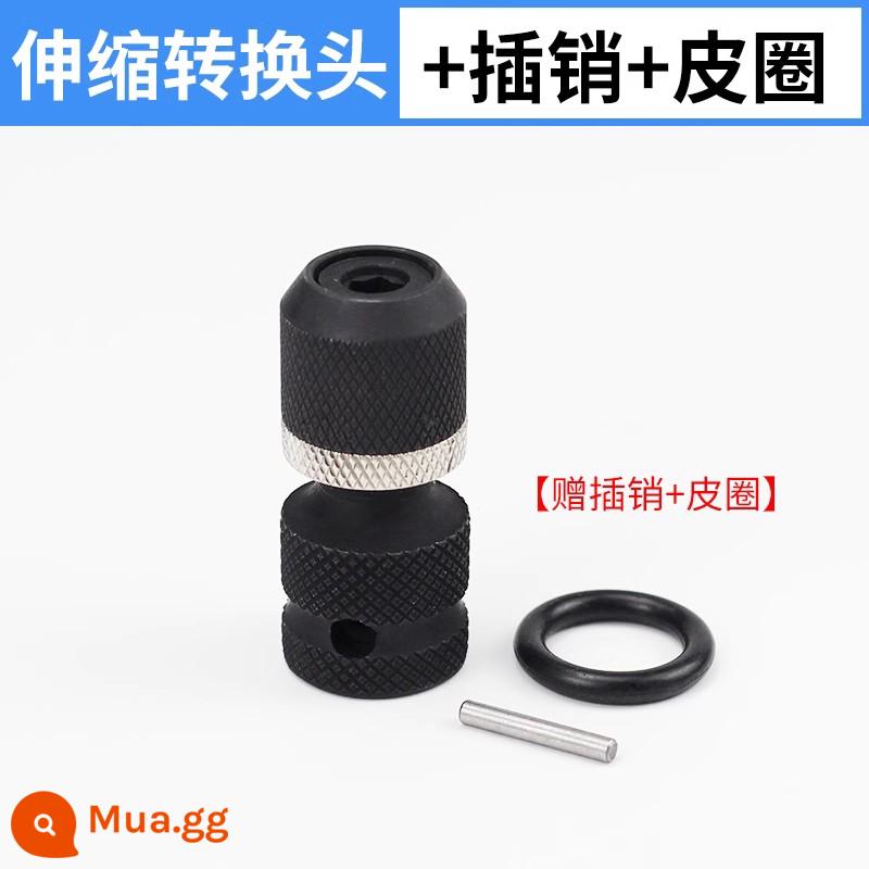 Tua vít điện ổ cắm công cụ lục giác bên trong 8mm ổ cắm bằng khí nén tuốc nơ vít máy khoan điện có từ tính mạnh bit tuốc nơ vít tự gõ - Bộ chuyển đổi tuốc nơ vít điện mô hình hạng nặng [1 gói]