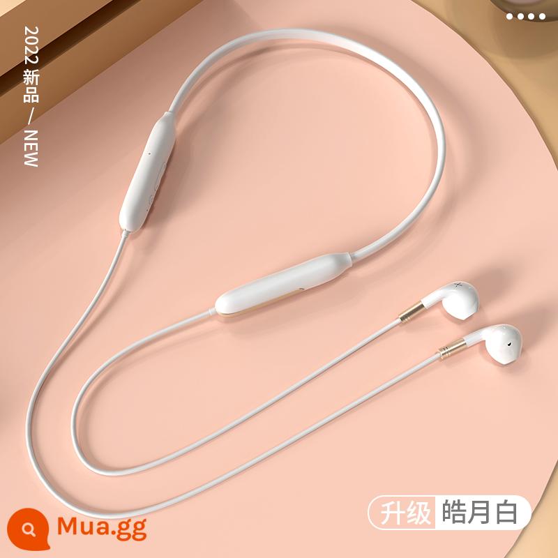 Tai nghe Bluetooth Ke Peng đeo cổ đeo cổ thể thao không dây 2022 mẫu mới thích hợp cho các nàng oppo Apple thời lượng pin siêu khủng - [Haoyuebai] Bluetooth được nâng cấp lên 5.2 ★ Hấp thụ từ tính ★ tuổi thọ pin cả ngày