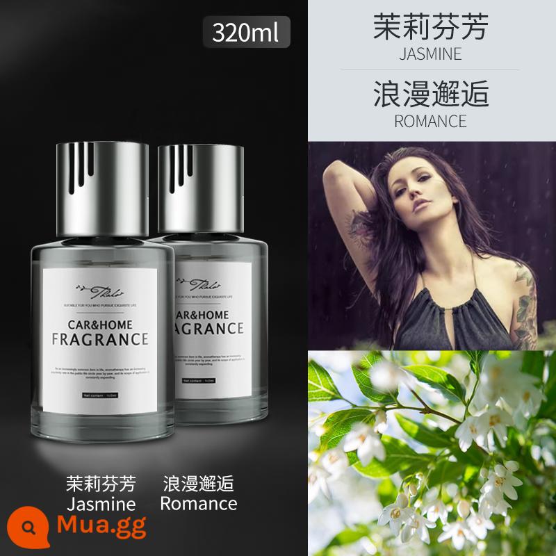 Nước hoa xe hơi Nước hoa xe hơi cao cấp Cologne dành cho nam Đặc biệt Hương thơm nhẹ lâu dài Trang trí Nước hoa xe hơi Khử mùi cho phụ nữ - Encounter + Jasmine [2 chai 320ml dung tích lớn] hương thơm lâu dài, khử mùi hôi