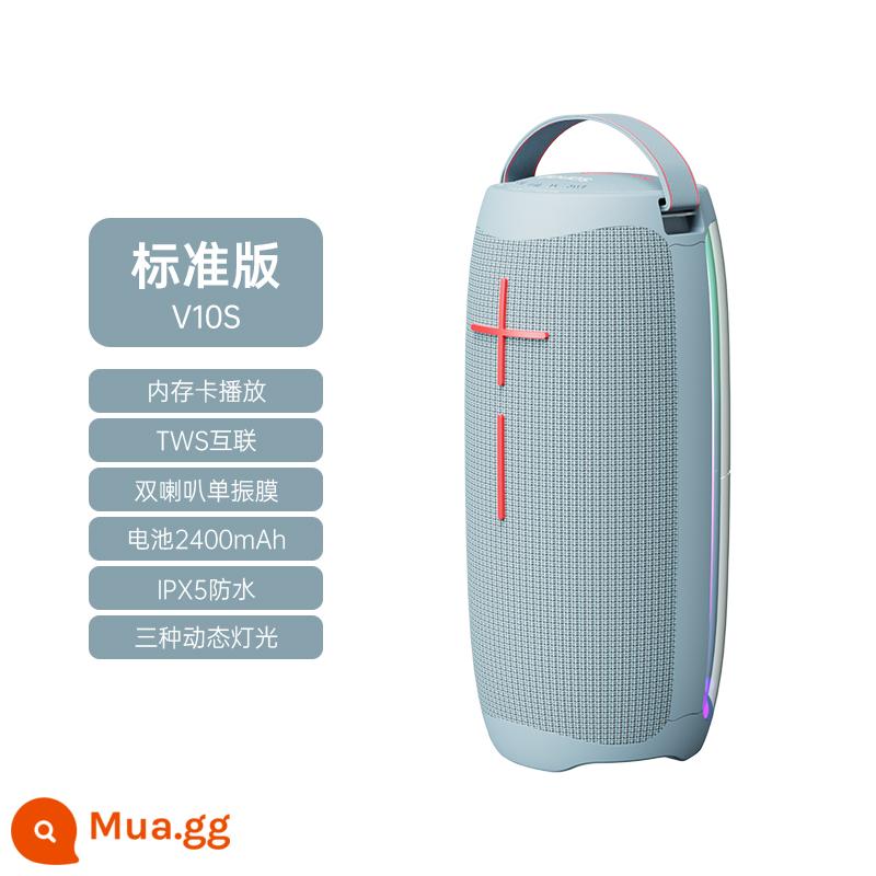 JBL với cùng một âm thanh bluetooth đầy màu sắc loa nhỏ không dây di động ngoài trời không thấm nước âm lượng cực lớn thẻ cắm loa siêu trầm ánh sáng đầy màu sắc ô tô âm thanh vòm 3d tại nhà với chất lượng âm thanh cao - Phiên bản tiêu chuẩn: Magic Sea Blue [Chất lượng âm thanh HiFi + ba đèn động + pin lớn 2400mAh]