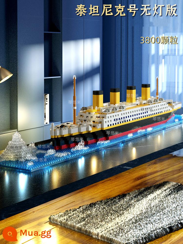 Các khối xây dựng Titanic khó con tàu khổng lồ 10.000 hạt Bộ đồ chơi lắp ráp người lớn 18 tuổi dành cho bé trai - Kích thước lớn❤Titanic [3800 hạt]