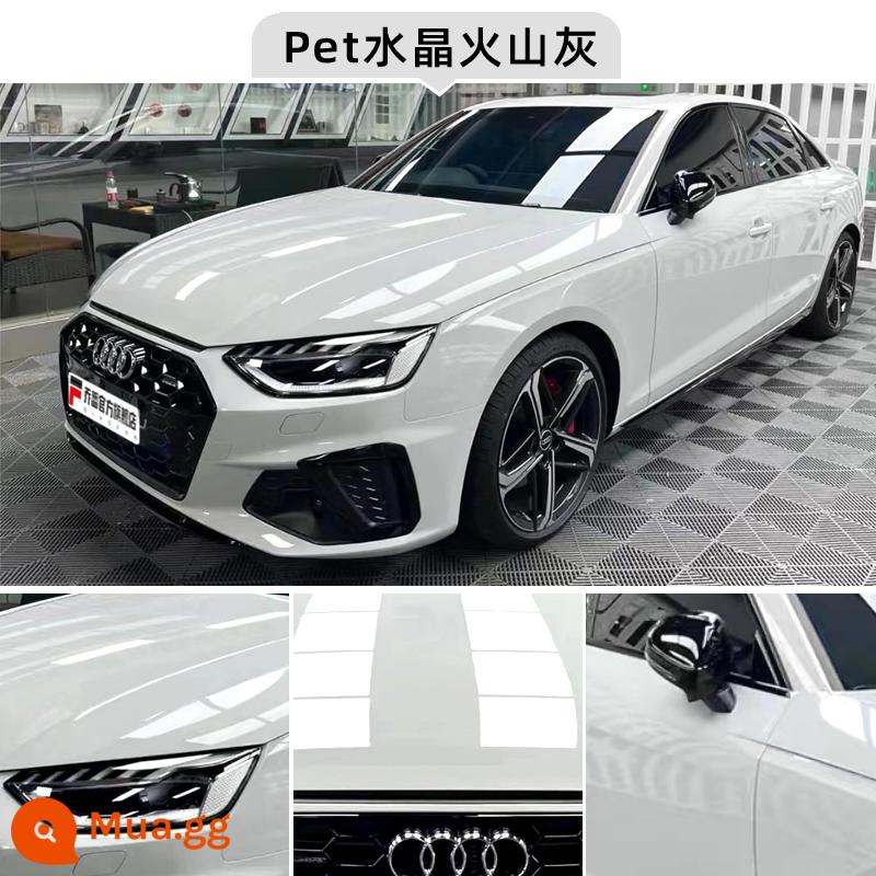 Film đổi màu xe Crystal Nado Grey PET Piano Black Body Film Khaki Green Full Car Film Thi công trên toàn quốc - Tro núi lửa pha lê (lắp đặt trọn gói quốc gia) Chất liệu PET