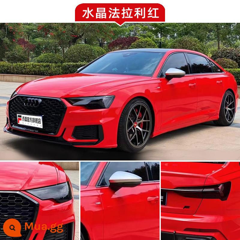 Film đổi màu xe Crystal Nado Grey PET Piano Black Body Film Khaki Green Full Car Film Thi công trên toàn quốc - Crystal Ferrari Red (Lắp đặt trọn gói toàn quốc) Chất liệu PET