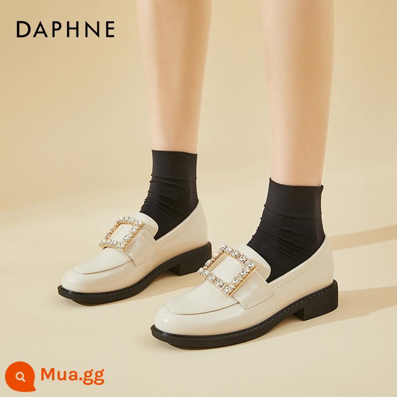 Daphne Giày Thời Trang Nữ Xuân Thu 2023 Mới Đa Năng Giày Loaf Giày Mary Jane Giày Công Sở - 1164 màu be