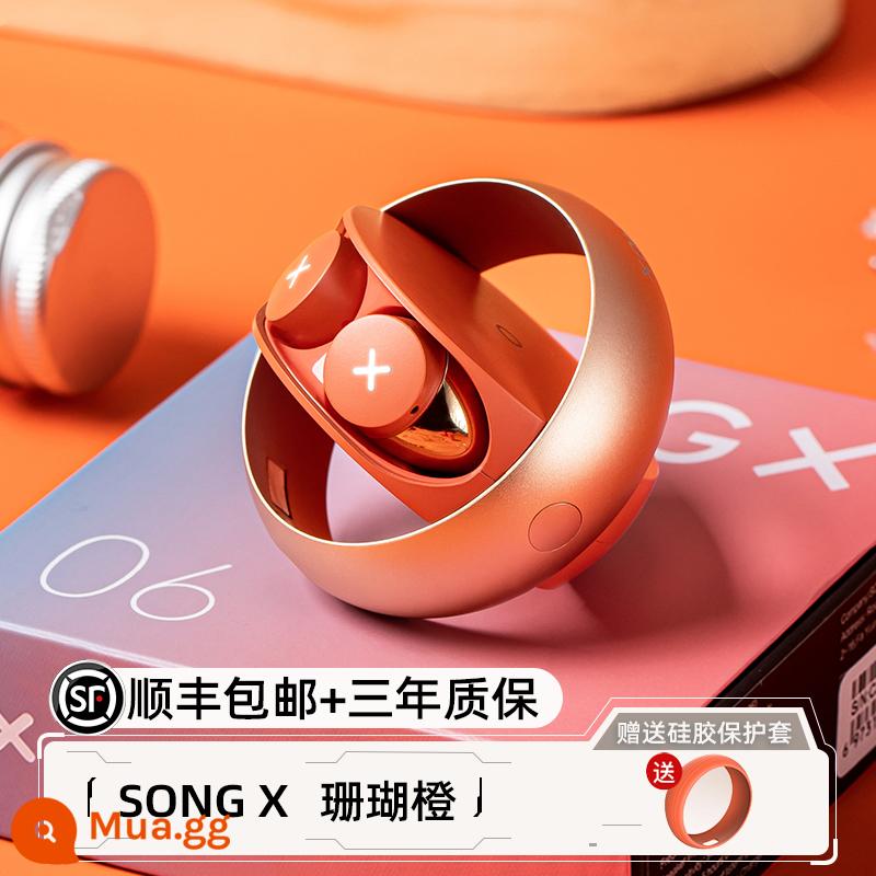 Áp dụng cho tai nghe Bluetooth không dây Sony - [Coral Orange·Top Edition] Chất lượng âm thanh gây sốt - không có cảm giác trễ - giảm tiếng ồn vật lý