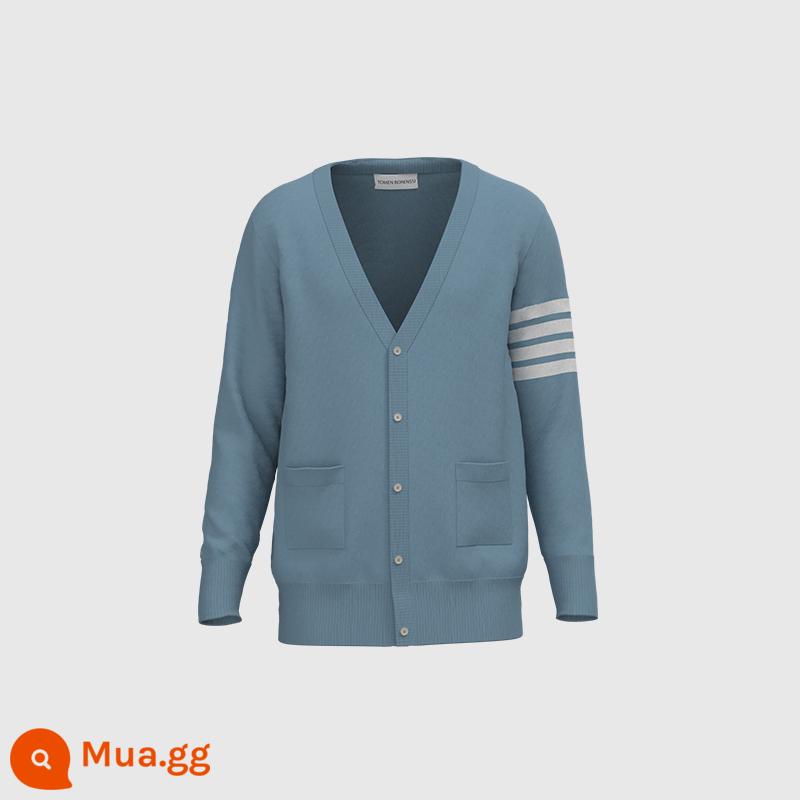 Áo khoác dệt kim nữ TB chính hãng chính hãng Áo khoác dài tay ôm sát - Baby Blue