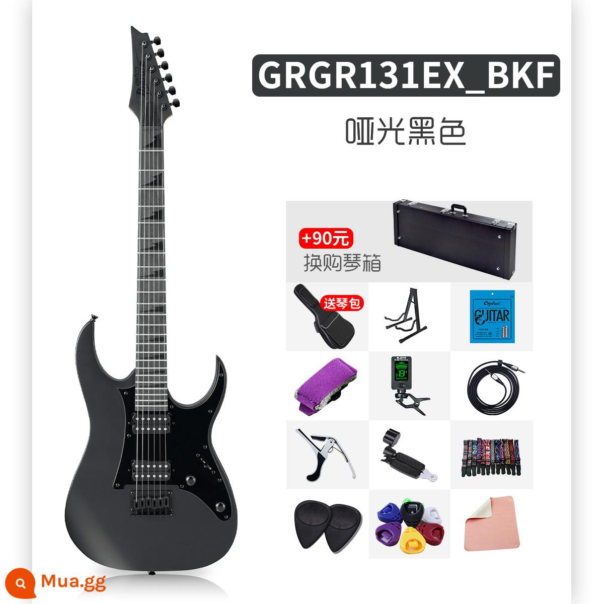 IBANEZ Ibanna GRX40 GRG150/170DX/220PA mục chuyên nghiệp mới bắt đầu bộ guitar điện - GRGR131EX-BKF đen mờ