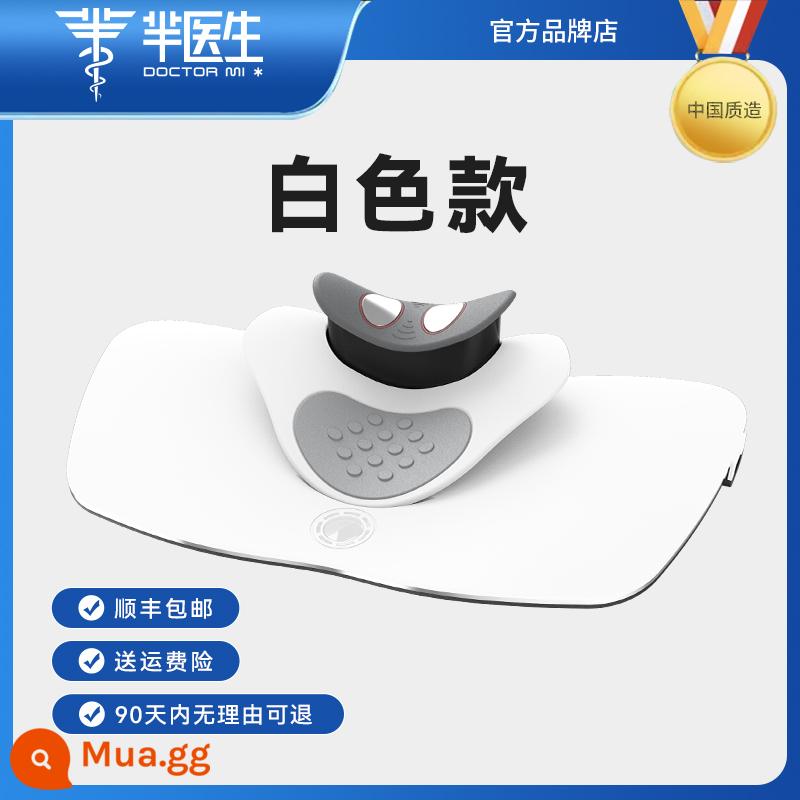 Cột sống cổ tử cung cong sinh lý thẳng Corrector massage chống vòm thiết bị kéo thiết bị phục hồi chức năng cột sống cổ vật lý trị liệu hiện vật - Trắng